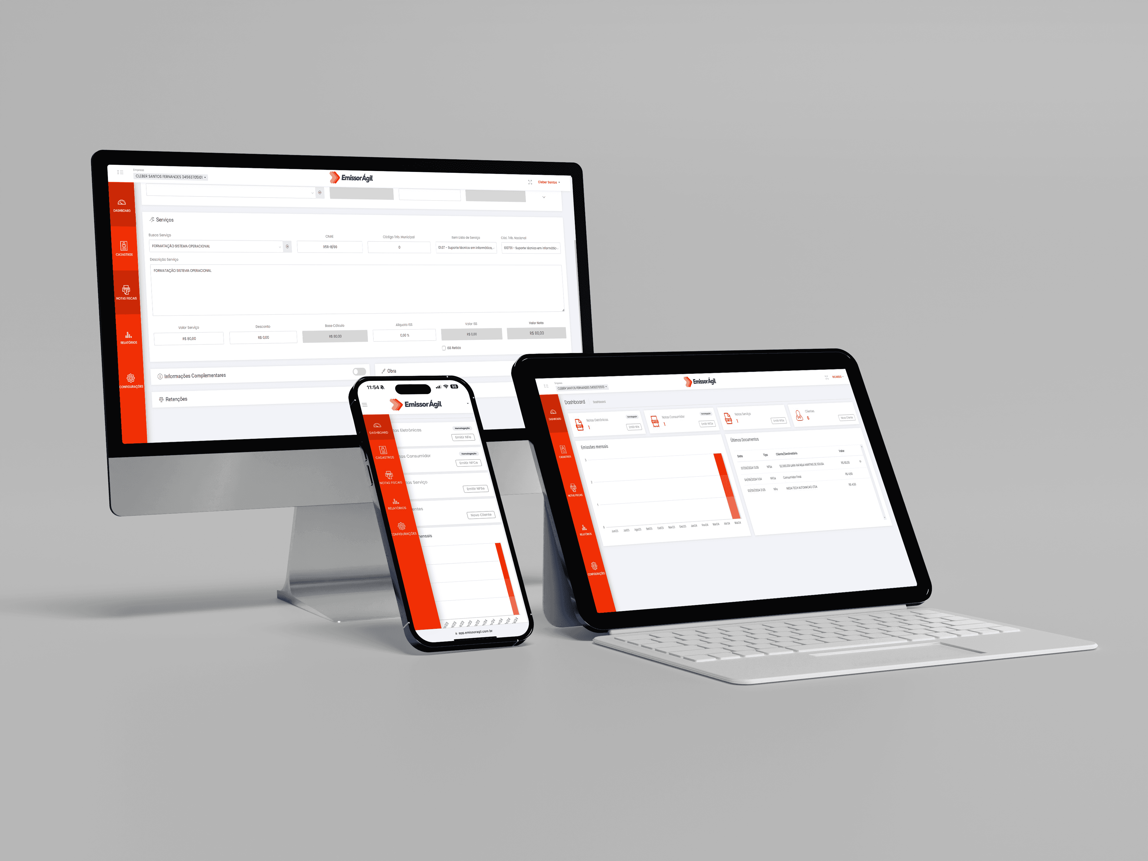 Emissor Ágil responsivo