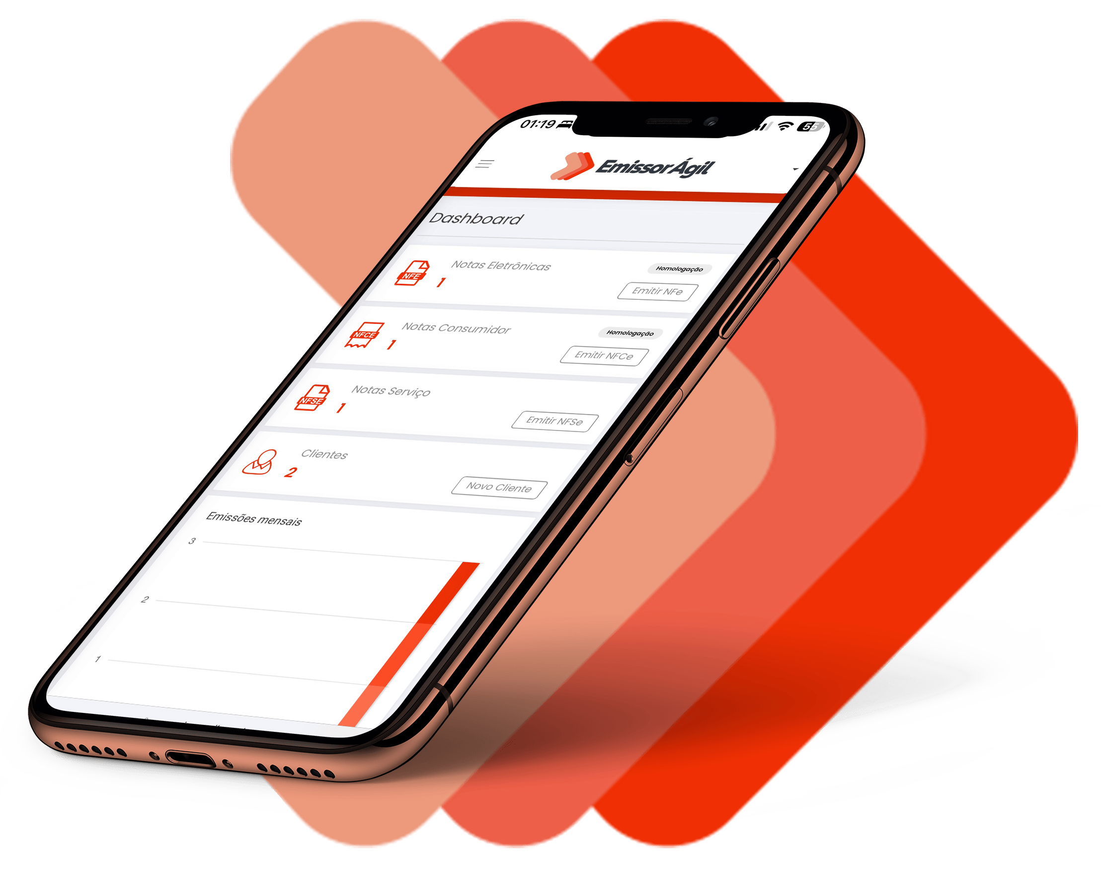 Dashboard Emissor Ágil